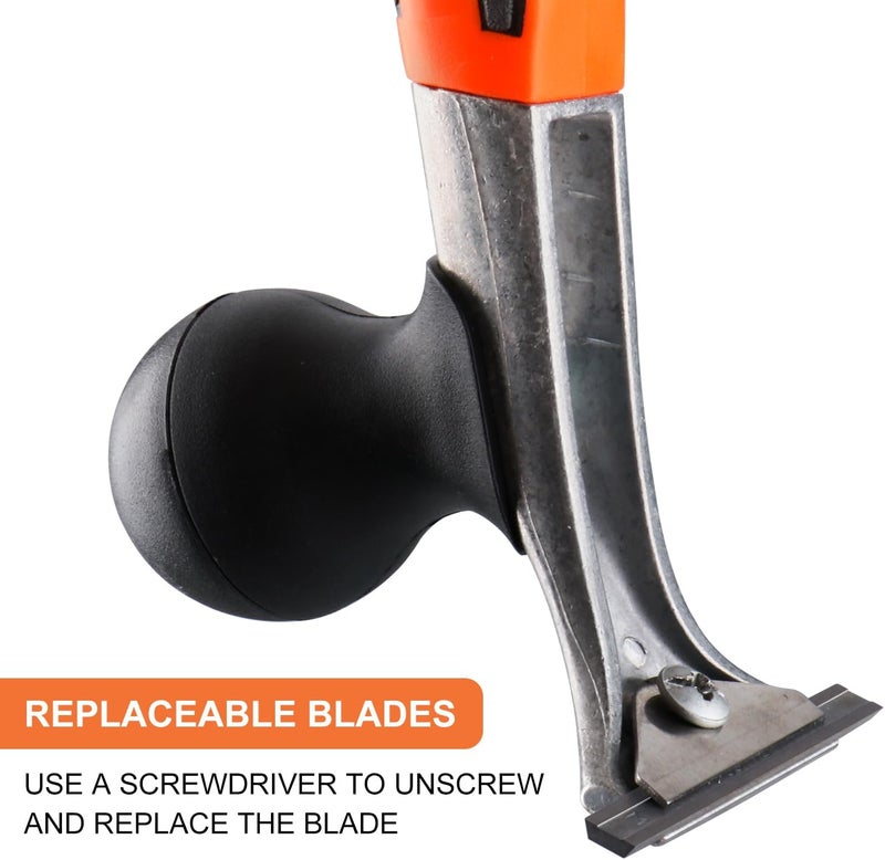 Holdly Premium Ergonomic Carbide Scraper,2-1/2",Scraper Tool for Removing Varnish, Paint, Glue, Resin, Dry Glaze, Stains, Putty, Scratch - Image 3